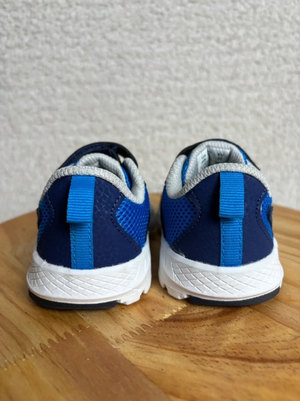 Saucony Shoes Toddler 6 Wide Ride 10 Jr Sneakers in Blue Silver